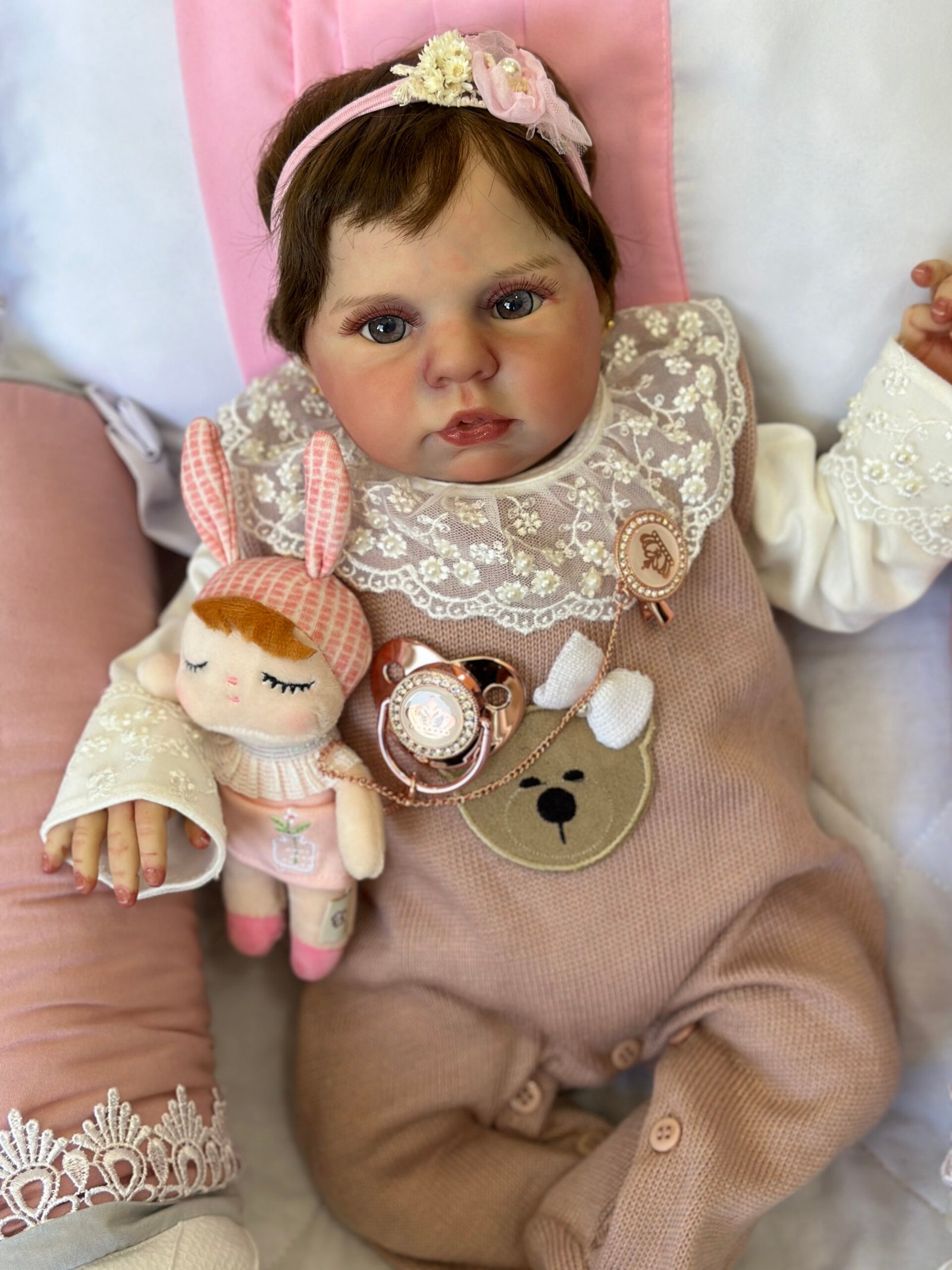 BEBE HELENA *SILICONE SOLIDO* ENCOMENDA - Amanda Sulz Reborn